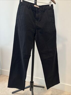 BDG Black Straight Chinos